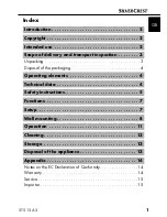 Preview for 4 page of Silvercrest 102656 Operating Instructions Manual