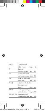 Предварительный просмотр 2 страницы Silvercrest 102743 Operation And Safety Notes