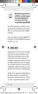 Preview for 30 page of Silvercrest 102743 Operation And Safety Notes