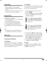 Предварительный просмотр 8 страницы Silvercrest 102824 Operating Instructions Manual