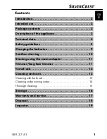 Предварительный просмотр 5 страницы Silvercrest 102881 Operating Instructions Manual