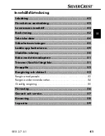 Предварительный просмотр 45 страницы Silvercrest 102881 Operating Instructions Manual