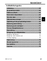 Предварительный просмотр 65 страницы Silvercrest 102881 Operating Instructions Manual