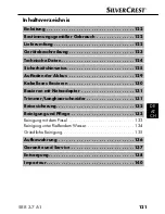 Предварительный просмотр 125 страницы Silvercrest 102881 Operating Instructions Manual