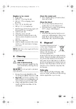 Предварительный просмотр 47 страницы Silvercrest 103445 Operating Instructions Manual