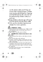 Preview for 8 page of Silvercrest 103906 Operating Instructions Manual