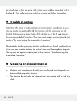 Preview for 20 page of Silvercrest 104412 Assembly, Operating And Safety Instructions