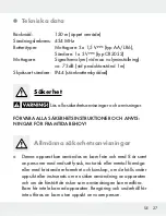 Preview for 27 page of Silvercrest 104412 Assembly, Operating And Safety Instructions