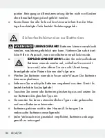 Preview for 86 page of Silvercrest 104412 Assembly, Operating And Safety Instructions