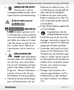 Preview for 61 page of Silvercrest 104638 Operation And Safety Notes