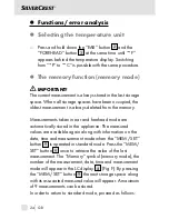 Preview for 24 page of Silvercrest 106635 Operating Instructions Manual