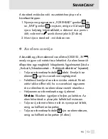 Preview for 53 page of Silvercrest 106635 Operating Instructions Manual