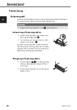 Preview for 44 page of Silvercrest 106770 Operating Instructions Manual