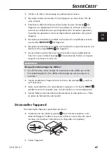 Preview for 71 page of Silvercrest 106770 Operating Instructions Manual