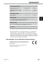 Preview for 113 page of Silvercrest 106770 Operating Instructions Manual