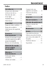 Preview for 4 page of Silvercrest 107119 Operating Instructions Manual