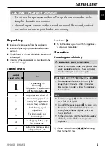 Preview for 8 page of Silvercrest 109576 Operating Instructions Manual