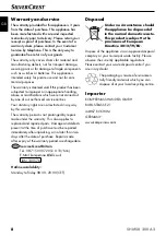 Preview for 11 page of Silvercrest 109576 Operating Instructions Manual