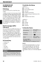 Preview for 37 page of Silvercrest 109576 Operating Instructions Manual