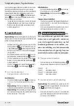 Preview for 36 page of Silvercrest 109836 Operation And Safety Notes