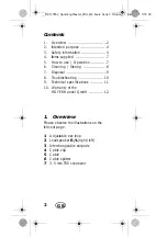 Предварительный просмотр 4 страницы Silvercrest 110562 Operating Instructions Manual