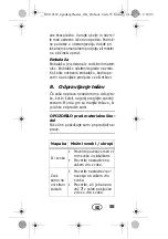 Предварительный просмотр 57 страницы Silvercrest 110562 Operating Instructions Manual