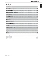 Preview for 4 page of Silvercrest 111458 Operating Instructions Manual