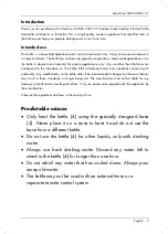 Preview for 5 page of Silvercrest 113064 User Manual And Service Information