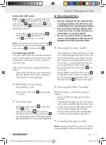 Preview for 9 page of Silvercrest 114274 Operation And Safety Notes