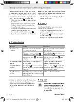 Preview for 10 page of Silvercrest 114274 Operation And Safety Notes