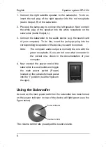 Preview for 8 page of Silvercrest 2.1 Speaker System User Manual And Service Information