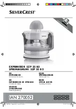 Preview for 1 page of Silvercrest 270052 Operating Instructions Manual