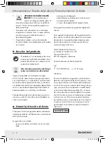 Предварительный просмотр 12 страницы Silvercrest 270063 Operation And Safety Notes