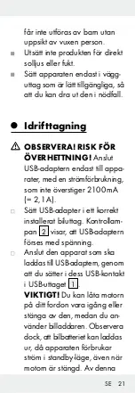 Предварительный просмотр 21 страницы Silvercrest 270366 Operation And Safety Notes