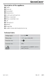 Preview for 6 page of Silvercrest 270671 Operating Instructions Manual