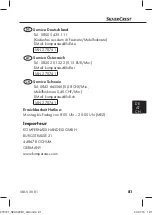 Предварительный просмотр 84 страницы Silvercrest 270741 Operating Instructions Manual