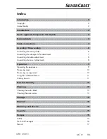 Preview for 4 page of Silvercrest 270744 Operating Instructions Manual