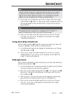 Preview for 14 page of Silvercrest 270744 Operating Instructions Manual