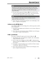 Preview for 32 page of Silvercrest 270744 Operating Instructions Manual