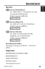 Preview for 22 page of Silvercrest 270815 Operating Instructions Manual