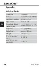 Preview for 79 page of Silvercrest 270815 Operating Instructions Manual