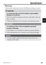 Preview for 48 page of Silvercrest 270829 Operating Instructions Manual