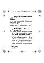 Предварительный просмотр 122 страницы Silvercrest 271712 Operating Instructions Manual