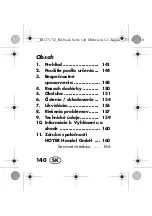 Предварительный просмотр 142 страницы Silvercrest 271712 Operating Instructions Manual