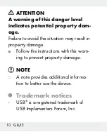 Preview for 10 page of Silvercrest 271901 Operation And Safety Notes