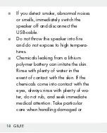 Preview for 18 page of Silvercrest 271901 Operation And Safety Notes