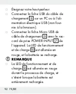 Preview for 92 page of Silvercrest 271901 Operation And Safety Notes