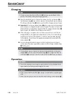 Preview for 11 page of Silvercrest 273028 Operating Instructions Manual