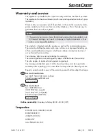 Preview for 14 page of Silvercrest 273028 Operating Instructions Manual