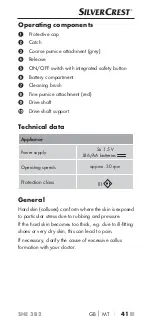 Предварительный просмотр 44 страницы Silvercrest 273036 Operating Instructions Manual